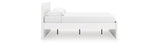 Onita White King Panel Platform Bed from Ashley Furniture - Luna Furniture