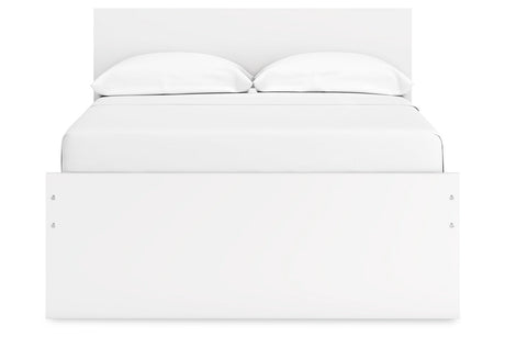 Onita White Full Storage Platform Bed with 2 Drawers from Ashley - Luna Furniture