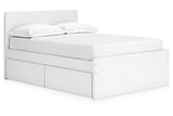 Onita White Youth Storage Platform Bedroom Set with 2 Drawers from Ashley - Luna Furniture
