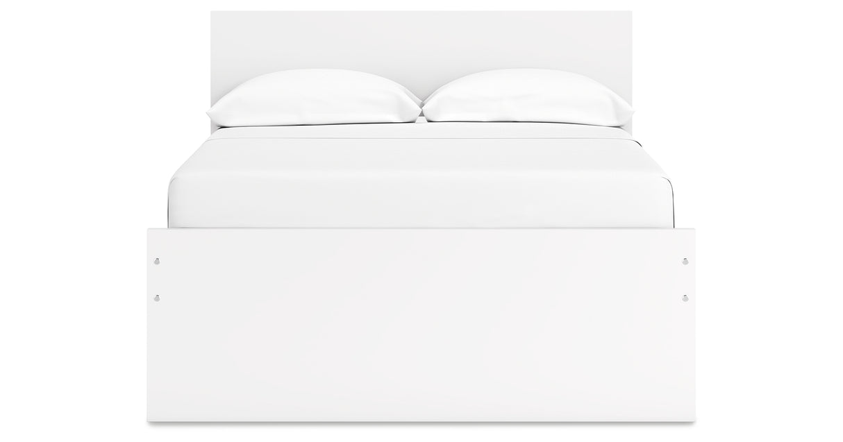 Onita White Full Storage Platform Bed with 4 Drawers from Ashley Furniture - Luna Furniture