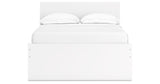 Onita White Full Storage Platform Bed with 4 Drawers from Ashley Furniture - Luna Furniture