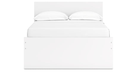 Onita White Full Storage Platform Bed with 4 Drawers from Ashley Furniture - Luna Furniture