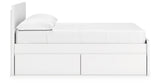 Onita White Full Storage Platform Bed with 4 Drawers from Ashley Furniture - Luna Furniture