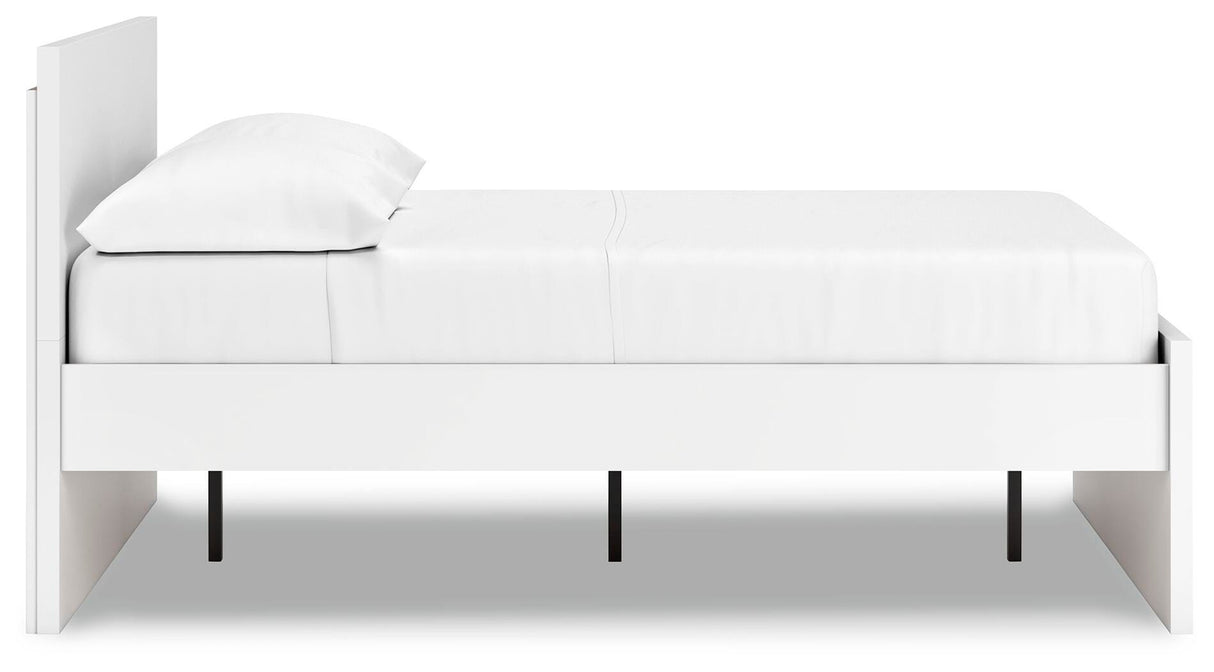 Onita White Full Platform Bed from Ashley Furniture - Luna Furniture