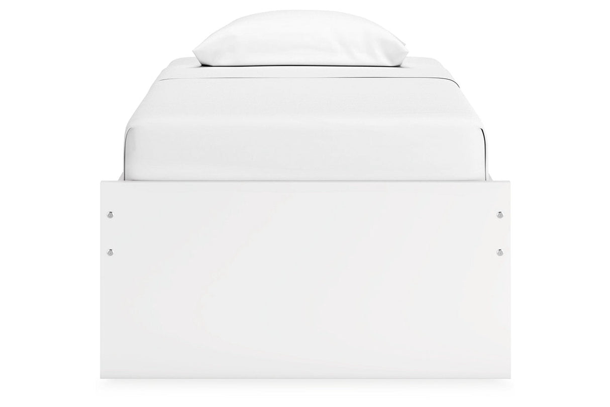 Onita White Youth Storage Platform Bedroom Set with 2 Drawers from Ashley - Luna Furniture