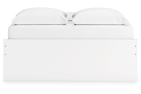 Onita White Queen Platform Base Bed from Ashley - Luna Furniture