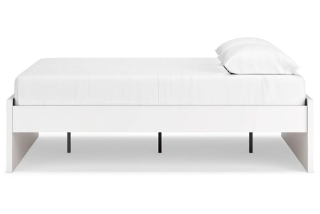 Onita White Queen Platform Base Bed from Ashley - Luna Furniture