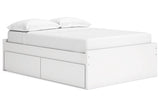 Onita White Youth Storage Platform Bedroom Set with 2 Drawers from Ashley - Luna Furniture