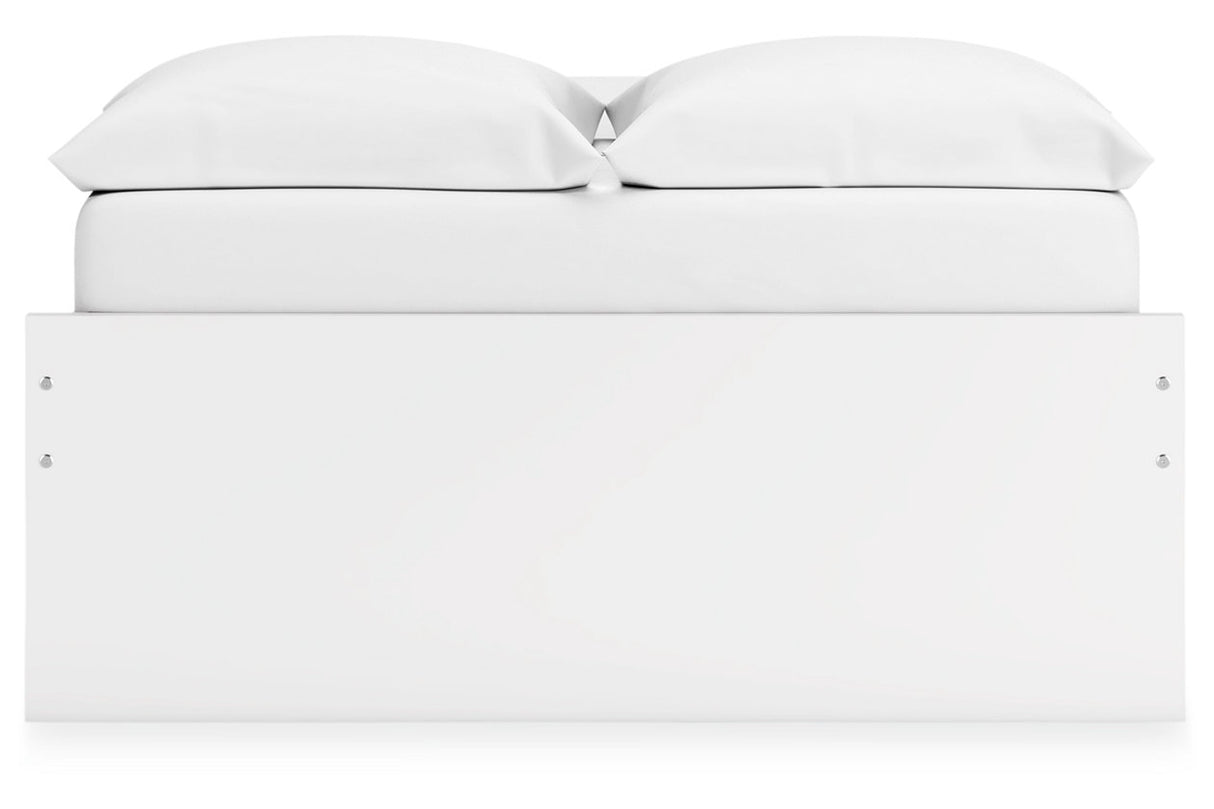 Onita White Full Storage Platform Base Bed with 2 Drawers from Ashley - Luna Furniture