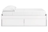 Onita White Full Storage Platform Base Bed with 2 Drawers from Ashley - Luna Furniture