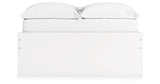 Onita White Full Storage Platform Base Bed with 4 Drawers from Ashley Furniture - Luna Furniture