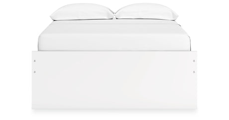 Onita White Full Storage Platform Base Bed with 4 Drawers from Ashley Furniture - Luna Furniture
