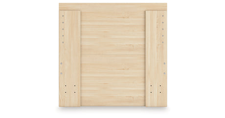 Onita Natural Twin Panel Platform Bed from Ashley Furniture - Luna Furniture