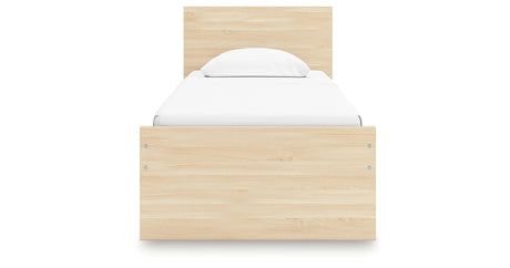 Onita Natural Twin Panel Platform Bed from Ashley Furniture - Luna Furniture