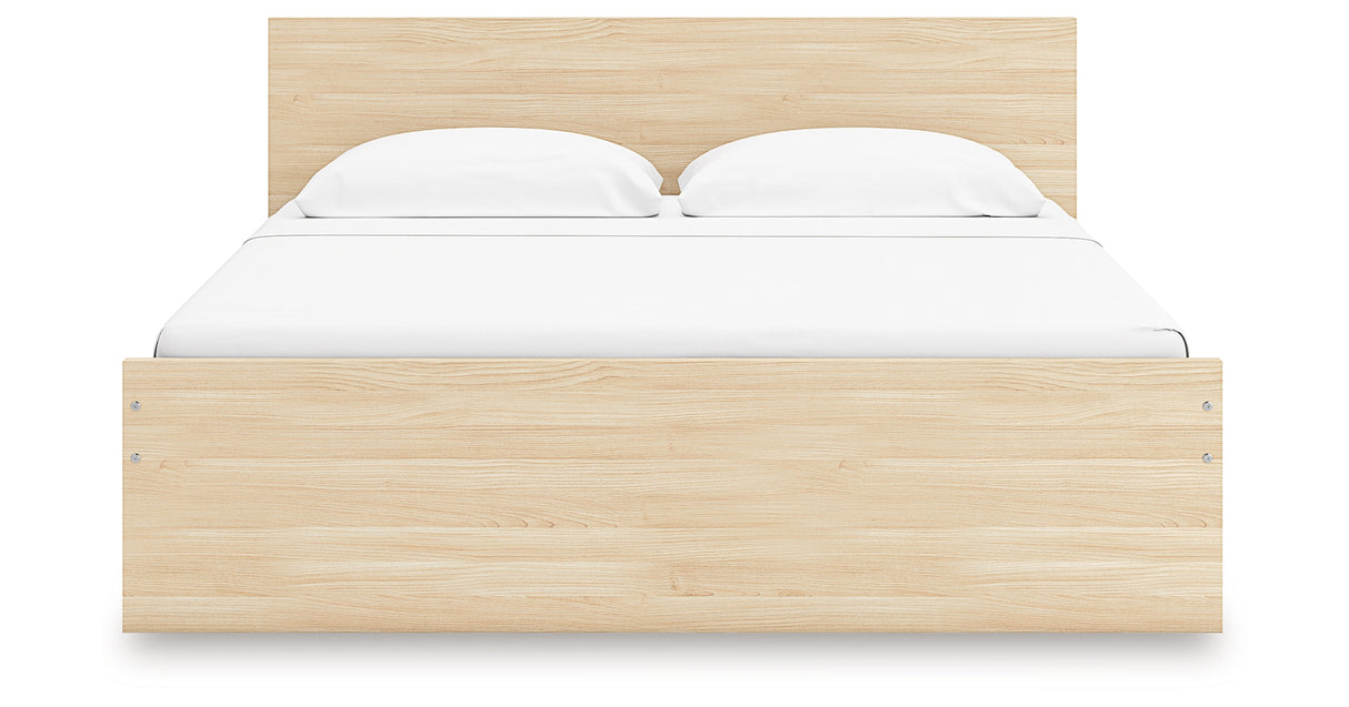 Onita Natural Queen Panel Platform Bed from Ashley - Luna Furniture