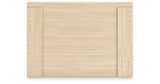 Onita Natural Full Panel Platform Bed with 1 Side Storage from Ashley Furniture - Luna Furniture