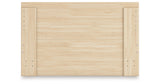 Onita Natural Full Panel Platform Bed with 2 Side Storage from Ashley Furniture - Luna Furniture