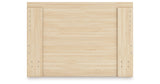 Onita Natural King Panel Platform Bed from Ashley Furniture - Luna Furniture