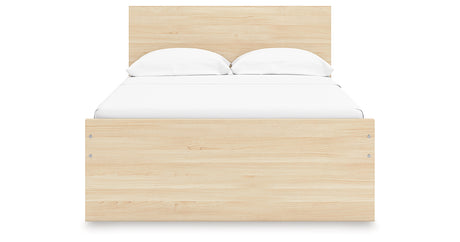 Onita Natural King Panel Platform Bed from Ashley Furniture - Luna Furniture