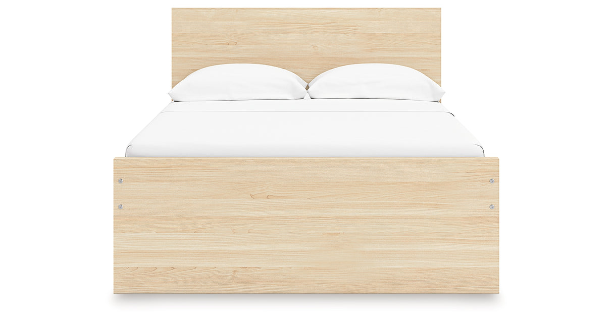 Onita Natural Full Panel Platform Bed from Ashley Furniture - Luna Furniture