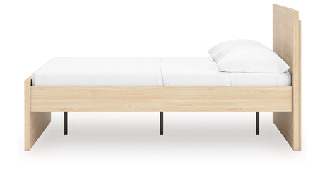 Onita Natural Full Panel Platform Bed from Ashley Furniture - Luna Furniture