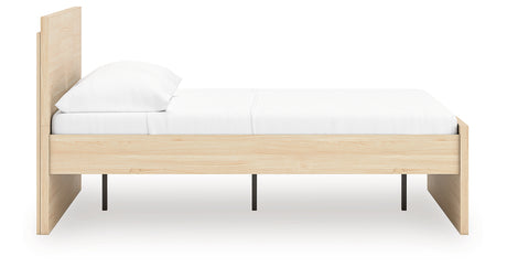 Onita Natural Full Panel Platform Bed from Ashley Furniture - Luna Furniture