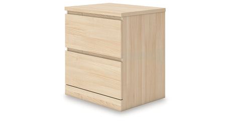 Onita Natural Nightstand from Ashley Furniture - Luna Furniture