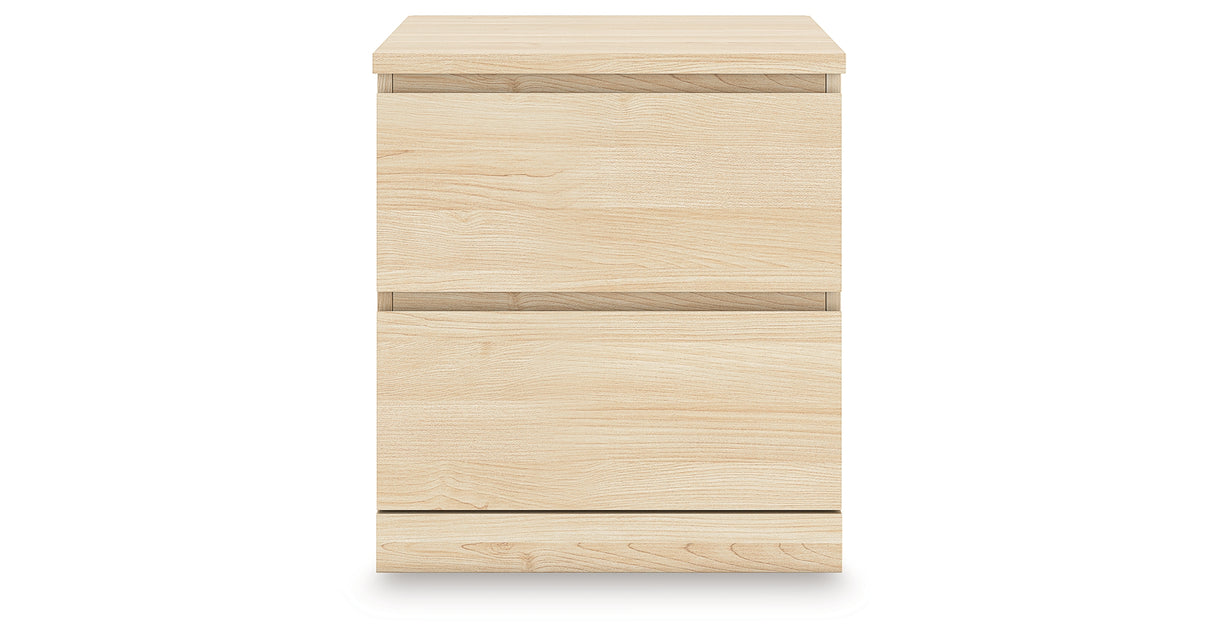 Onita Natural Nightstand from Ashley - Luna Furniture