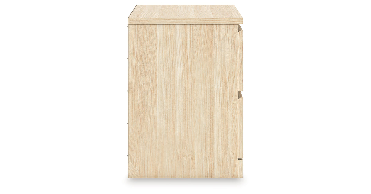 Onita Natural Nightstand from Ashley - Luna Furniture