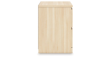 Onita Natural Nightstand from Ashley Furniture - Luna Furniture