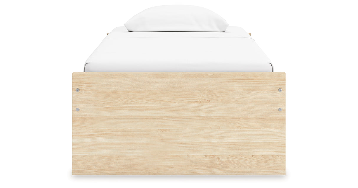 Onita Natural Twin Platform Bed from Ashley Furniture - Luna Furniture