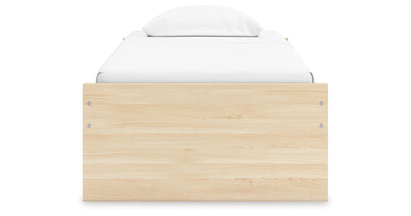 Onita Natural Twin Platform Bed from Ashley Furniture - Luna Furniture