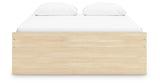 Onita Natural Queen Platform Bed from Ashley Furniture - Luna Furniture