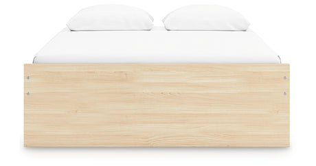 Onita Natural Queen Platform Bed from Ashley Furniture - Luna Furniture