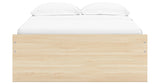 Onita Natural Full Platform Bed with 1 Side Storage from Ashley Furniture - Luna Furniture