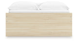 Onita Natural Full Platform Bed with 2 Side Storage from Ashley Furniture - Luna Furniture