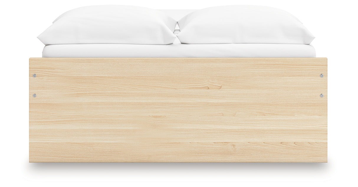 Onita Natural Full Platform Bed from Ashley Furniture - Luna Furniture