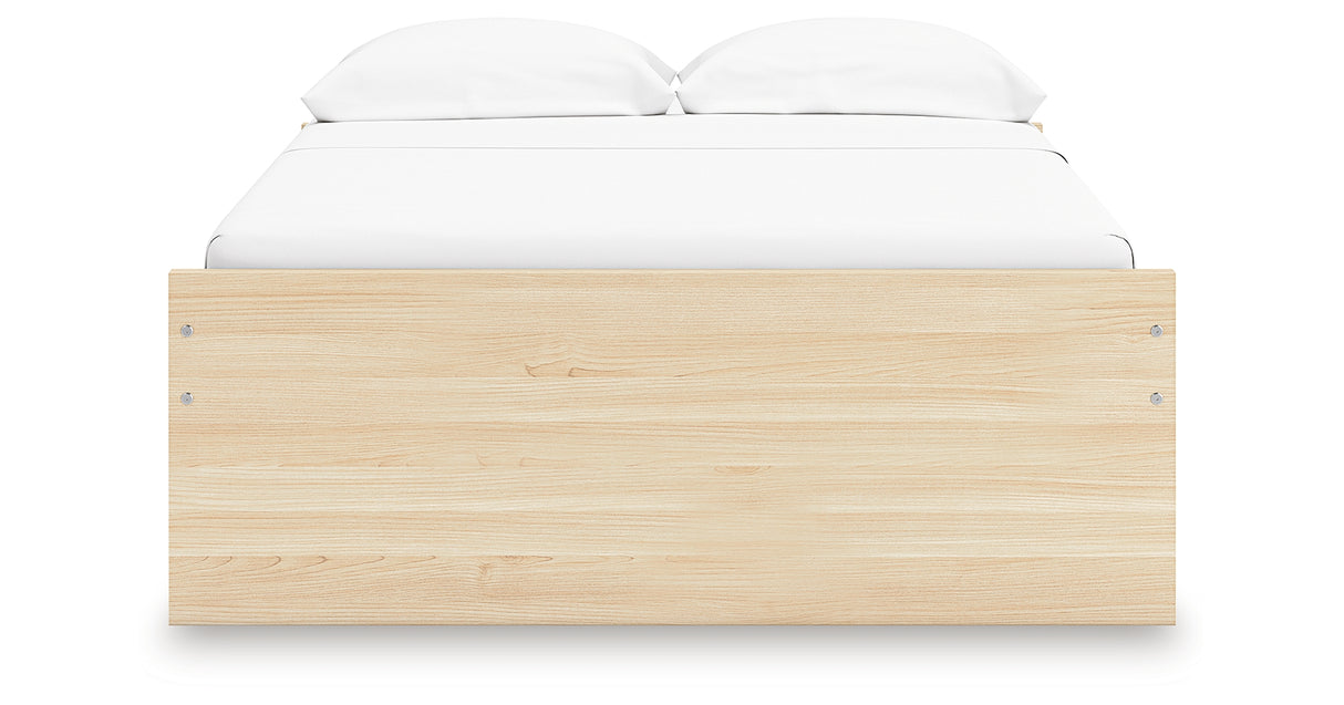 Onita Natural Full Platform Bed from Ashley Furniture - Luna Furniture