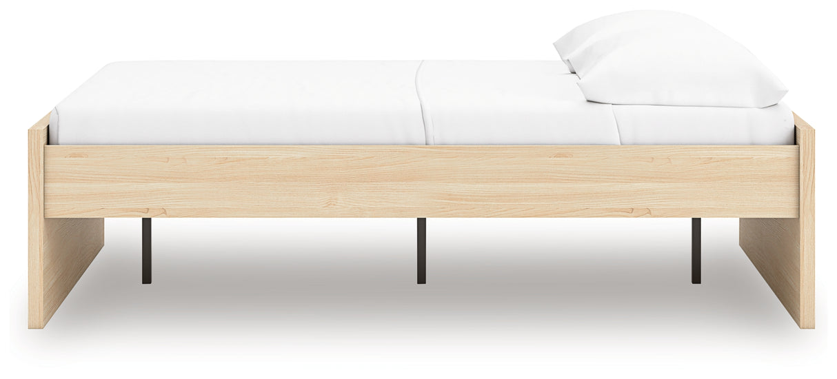 Onita Natural Full Platform Bed from Ashley Furniture - Luna Furniture