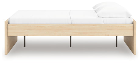 Onita Natural Full Platform Bed from Ashley Furniture - Luna Furniture