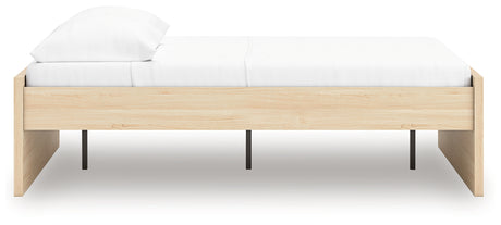Onita Natural Full Platform Bed from Ashley Furniture - Luna Furniture