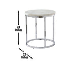 Echo 3-Piece Marble Top Occasional Table Set(Cocktail & 2 End Tables) from Steve Silver - Luna Furniture