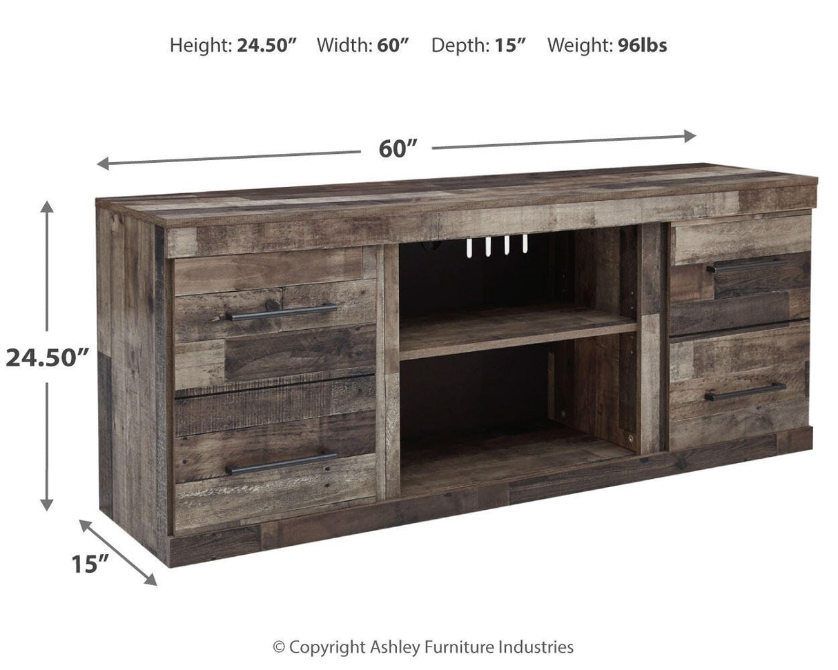 Derekson Multi Gray 60" TV Stand from Ashley Furniture - Luna Furniture