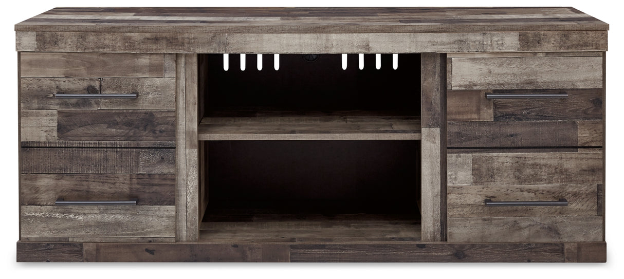 Derekson Multi Gray 60" TV Stand from Ashley Furniture - Luna Furniture
