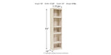 Bellaby Whitewash 4-Piece Entertainment Center with Electric Fireplace from Ashley - Luna Furniture