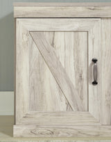 Bellaby Whitewash 60" TV Stand from Ashley - Luna Furniture