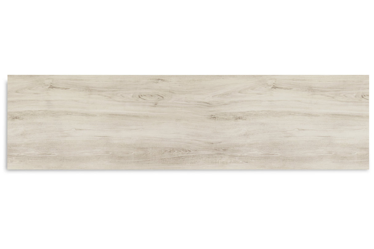 Bellaby Whitewash 4-Piece Entertainment Center from Ashley - Luna Furniture