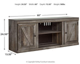 Wynnlow Gray 60" TV Stand from Ashley Furniture - Luna Furniture