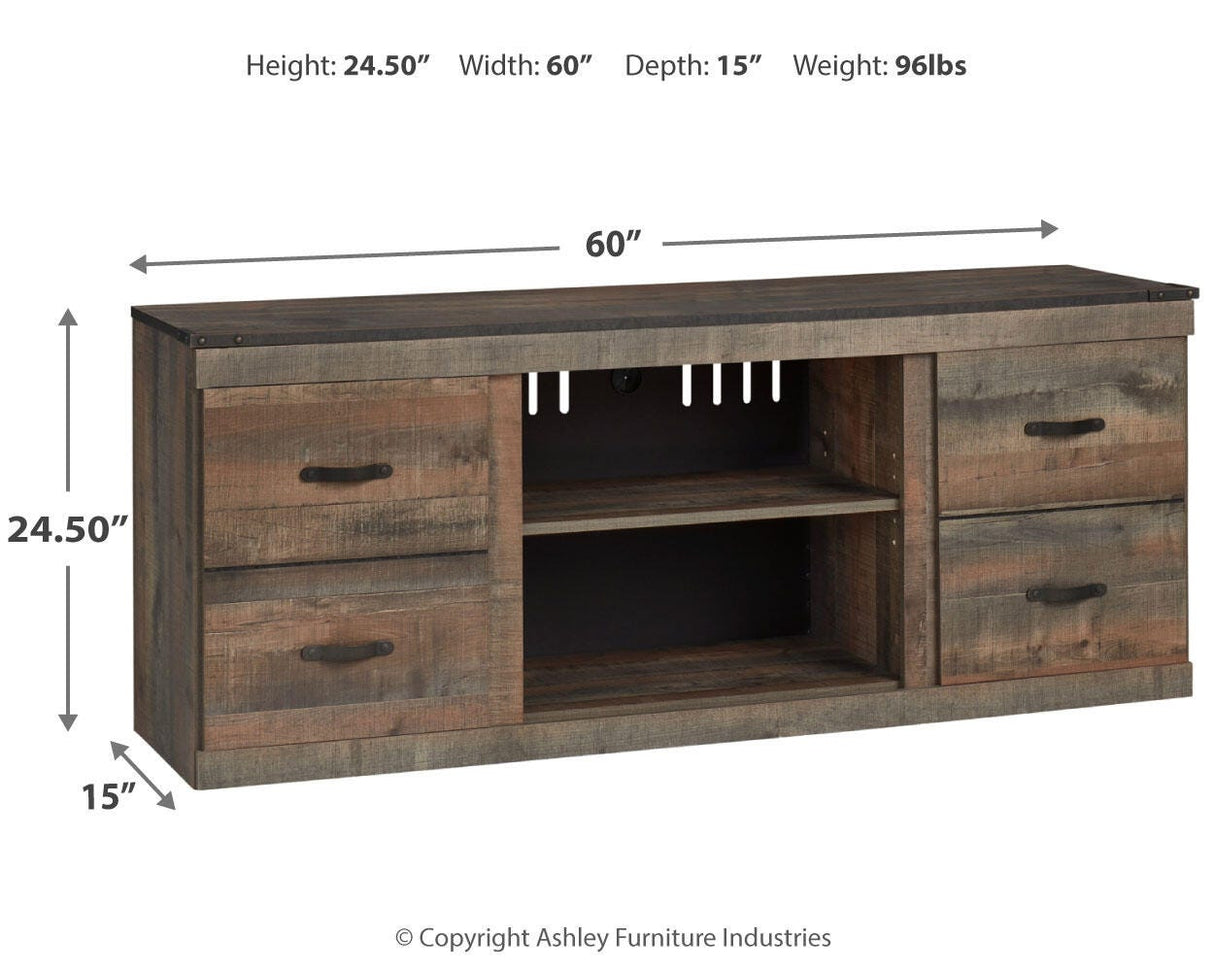 Trinell Brown 60" TV Stand from Ashley Furniture - Luna Furniture
