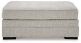 Eastonbridge Chair and Ottoman in Shadow from Ashley Furniture - Luna Furniture